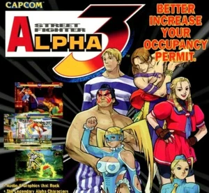Street Fighter Alpha 3 Arcade Flyer Capcom Original Nuevo de Lote Antiguo Juego Arte Impresión Hoja - Imagen 1 de 4