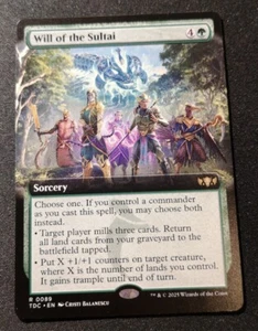 Will Of The Sultai - Extended Art - TDC - MTG - EN - NM - 0089 - Picture 1 of 1