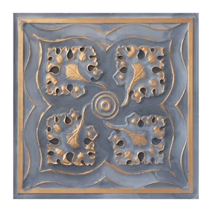 Aged Ceiling Tiles Interior Decorative Panel 24"x24" PVC PL64 Smoked gold 10pcs - Picture 1 of 24