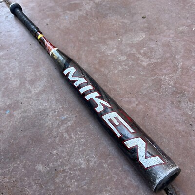 Batte De Softball Miken Ultra 2 Big Cat – 27 Oz, Carbone, Extremité Alourdie, Occasion