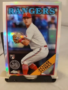 2023 Topps Chrome Update 1988 Josh Jung #88CU-16 RC Rookie Rangers - Picture 1 of 2