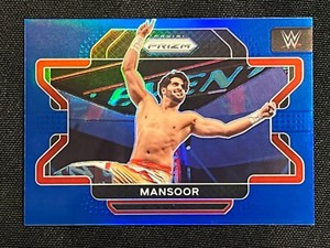 2022 Panini Prizm WWE Card Mansoor #66 194/199 Mint Range KB