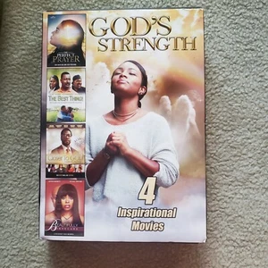 GOD'S STRENGTH 4 INSPIRATIONAL MOVIES DVD SET - Picture 1 of 1