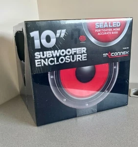 New Metra TCBX-110 TruConnex 10" Single Sealed Subwoofer Enclosure - Car Sub Box - Picture 1 of 5