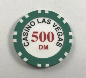 Vintage CASINÒ LAS VEGAS 500 DM Casino Gaming Casino Chip - Foto 1 di 1