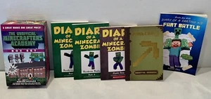 Minecraft Mixed Books. Great Minecrafters Books Lot. Used Good . See Description - Foto 1 di 12