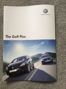 VW Golf Plus Brochure very Good condition dated 1 June 2006 - Picture 1 of 6