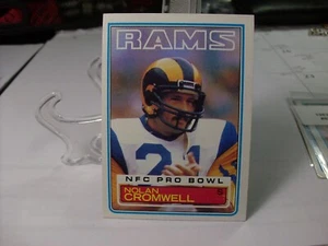 Fútbol americano Topps 1983 #88 - Nolan Cromwell PB - Los Angeles Rams 83-019 - Imagen 1 de 2