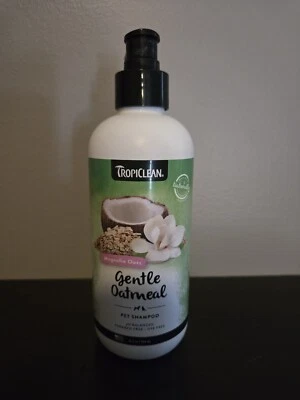 Tropiclean Shampoo Gentle Oatmeal & Magnolia Oats For Dogs or Cats 12 oz. Pump  - Image 1 of 3
