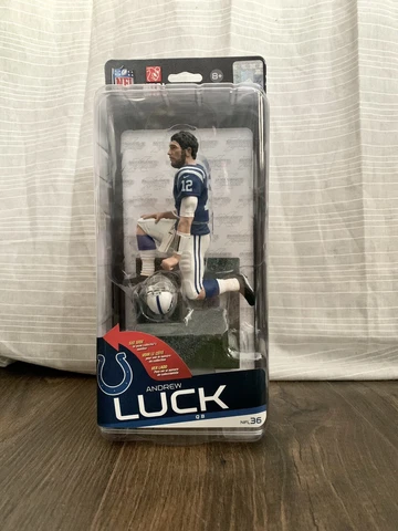 McFarlane Toys Andrew Luck Figure Indianapolis Colts New in Packaging Cover