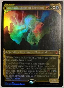 MTG FOIL Showcase Omnath, Locus of Creation ZNR 312 LP Mythic Zendikar Rising - Picture 1 of 8