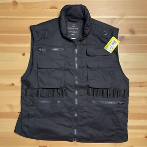 Rothco 7557 Black Ranger Vest Large - Picture 1 of 9