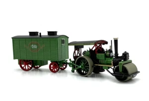 ED 1:76 Green Steam Roller Trailer Vintage Classic Model Diecast Collect Car - Picture 1 of 8