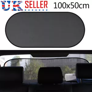 Car Rear Window Sun Shade Windshield Mesh Visor Pet Baby UV Protection Cover Kit - Picture 1 of 10