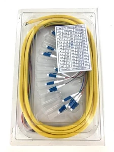 LC/UPC-SM-12X Fiber Optic Pigtail Cable, 3 Meters, New! - Picture 1 of 2