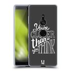 HEAD CASE DESIGNS HAND DRAWN TYPOGRAPHY SOFT GEL CASE FOR SONY PHONES 1