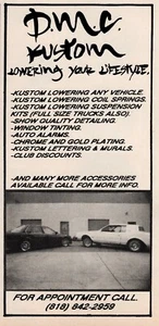 1992 DMC Kustom Lowering your Lifestyle CA Vintage Lowrider Magazin Druck Anzeige 3x4 - Bild 1 von 5