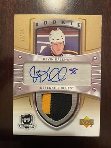 2005-06 The Cup Kevin Dallman Gold Auto Rc Patch 38/38 2CL