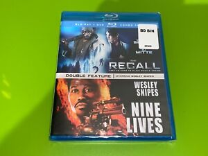 The Recall + Nine Lives Double Feature Blu-ray + DVD NEW/SEALED