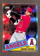 2020 Topps Chrome 1985 #85TC-7 Shohei Ohtani Chrome Refractor