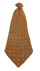 Cravate col vintage Redi Snap étagère à clipser polyester orange géométrique
