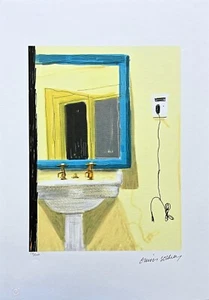 DAVID HOCKNEY - Bathroom - signed, numbered edition 58/500 - Picture 1 of 4