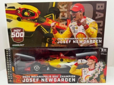 INDYCAR 2024 JOSEF NEWGARDEN #2 INDY 500 WINNER CHAMPION SHELL 1/18 CAR - Image 1 of 3