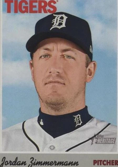 2019 Topps Heritage - Jordan Zimmermann #12