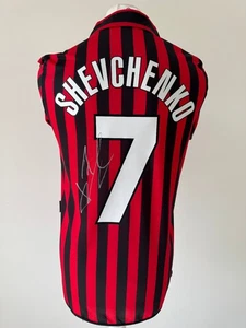 Camisa firmada por ANDRIY SHEVCHENKO - AC Milan 1999-2000 - PRUEBA/CERTIFICADO DE AUTENTICIDAD - Chelsea - Imagen 1 de 9