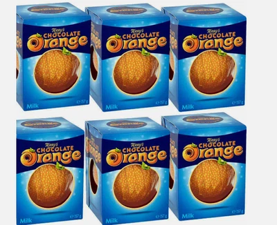 6 x Terry's ORANGE MILK - Chocolate with Orange Oil - 6 x 157g FREE SHIPPING - Image 1 of 2