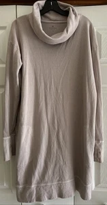 Athleta Sweatshirt Style Kleid Damen L Wasserfallausschnitt - Bild 1 von 5
