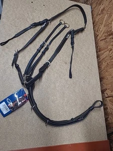 Ken Taur Elasticated Breastplate , Full Size, Black. NEW (Ref:64Y) - Picture 1 of 8