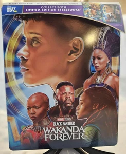 Black Panther: Wakanda Forever - Wakanda Steelbook - 4K UHD/Blu-ray - Picture 1 of 3