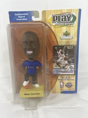 ALLEN IVERSON ALL STAR 76ERS BOBBLE HEAD NOODER  Bobblehead NEW PLAY MAKERS - Image 1 of 4