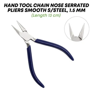 Chain Nose Pliers Serrated Jaws 13 cm Stainless Steel Surgical Instrument German - Picture 1 of 2