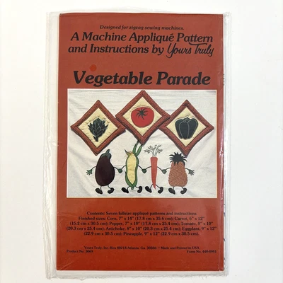 Yours Truly 蔬菜游行 - 机器贴花图案 #3069 厨房 — 第 1/3 张图片