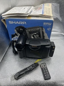 SHARP VIEWCAM VL-E37H Spare Or Repair No Battery Full Manuals & Accessories - Picture 1 of 6