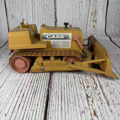 Cabrestante topadora Ertl Case 1550 vintage 1/16 metal fundido a presión EE. UU. Bulldozer exhibición de juguete Foto 1 de 4
