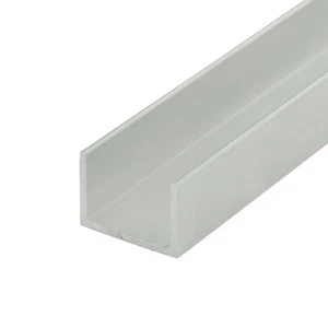 Outwater Aluminum3/4'' Aluminum U-Channel 1-Parent Alu560-M C-Channel - Picture 1 of 14