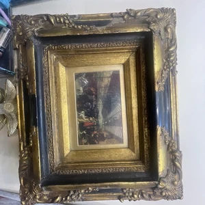Carvers and Gilders Picture in gold frame - Picture 1 of 12