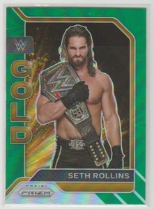 Panini Prizm WWE 2022 oro verde Seth Rollins #3 - Imagen 1 de 2
