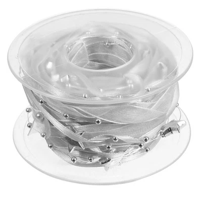  1 Rolle 5M Weihnachtsperle Band Kunststoff Pentagramm Perlen Garn Girlande Band - Bild 1 von 4