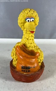 Vintage Sesame Street Big Bird in Nest Character Coin Bank - Picture 1 of 5