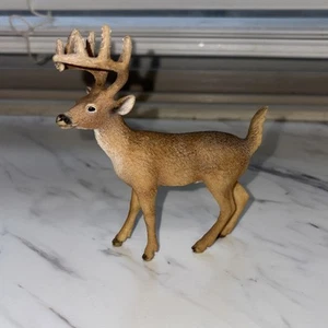 Schleich WHITE TAIL DEER BUCK Male Figure Retired 2013 Animals - Picture 1 of 4