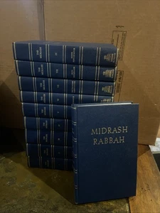 10 vols Midrash Rabbah SONCINO ENGLISH COMPLETE Medrash Rabba - Bild 1 von 8