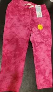 Cat & Jack Jogginghose mit Kordelzug flexible Taille dunkelrosa - Größe 4T - NEU mit Etikett - Bild 1 von 6