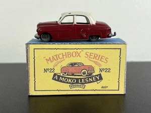 Matchbox Lesney Regular Wheels #22-A Vauxhall Cresta - Repro. Box - Picture 1 of 8