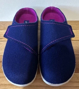 ๐ฆ Samuel Hubbard Women's Hubbard Dreams Clog Navy Blue Wool Size 9 - Picture 1 of 10