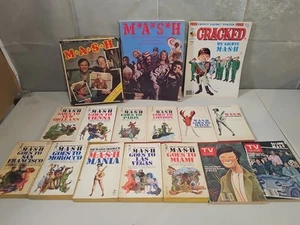 M*A*S*H Lot of 16. Paperback Books Richard Hooker MASH 1970s- Puzzle -TV Guides - Picture 1 of 10