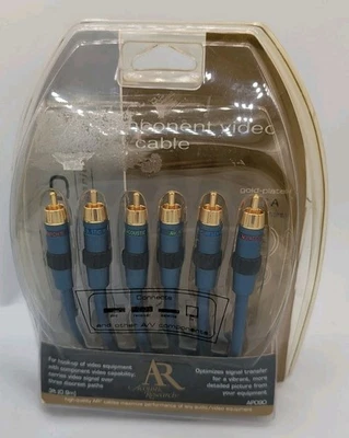 Acoustic Research AP090 Performance Series 3 pés Cabo de vídeo componente - Imagem 1 de 3